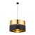 HILTON BLACK/GOLD Lampa wisząca 1 4346 TK Lighting Czarny Złoty, Czarny