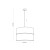 HILTON BLACK/GOLD Lampa wisząca 1 4346 TK Lighting Czarny Złoty, Czarny