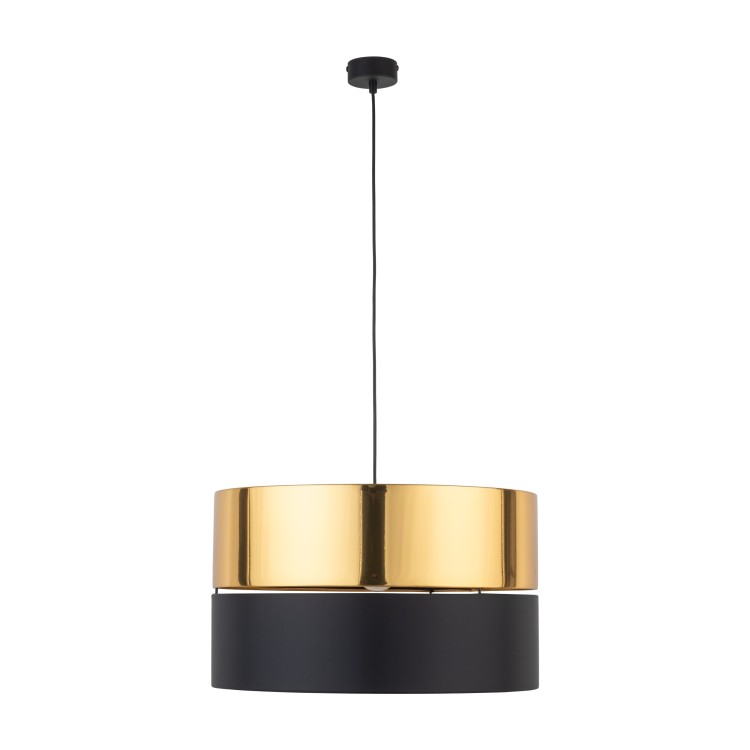 HILTON BLACK/GOLD Lampa wisząca 1 4346 TK Lighting Czarny Złoty, Czarny