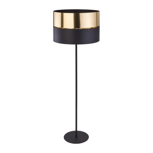 HILTON BLACK/GOLD Lampa podłogowa 1 5465 TK Lighting Czarny Złoty, Czarny