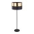 HILTON BLACK/GOLD Lampa podłogowa 1 5465 TK Lighting Czarny Złoty, Czarny