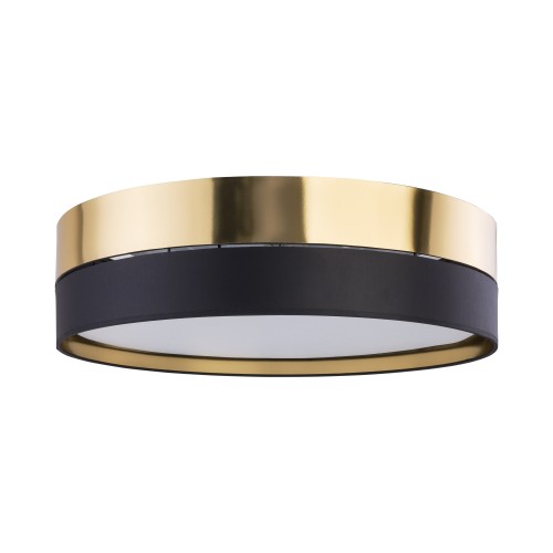 HILTON BLACK/GOLD Lampa sufitowa 4 4345 TK Lighting Biały Złoty, Czarny, Biały