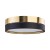 HILTON BLACK/GOLD Lampa sufitowa 4 4345 TK Lighting Biały Złoty, Czarny, Biały