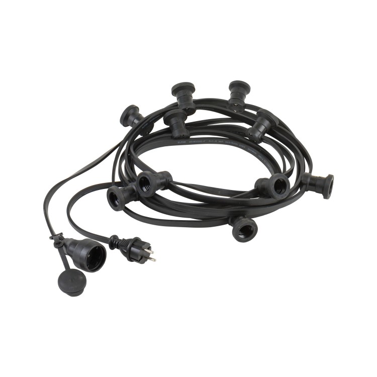 GIRLANDA MODO 10 X IP44 4341 TK Lighting Czarny