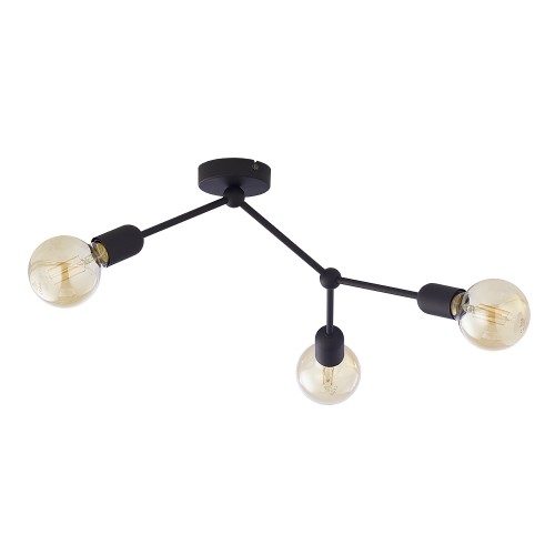 FANTASY CZARNA Lampa sufitowa 3 PŁ 3128 TK Lighting Czarny