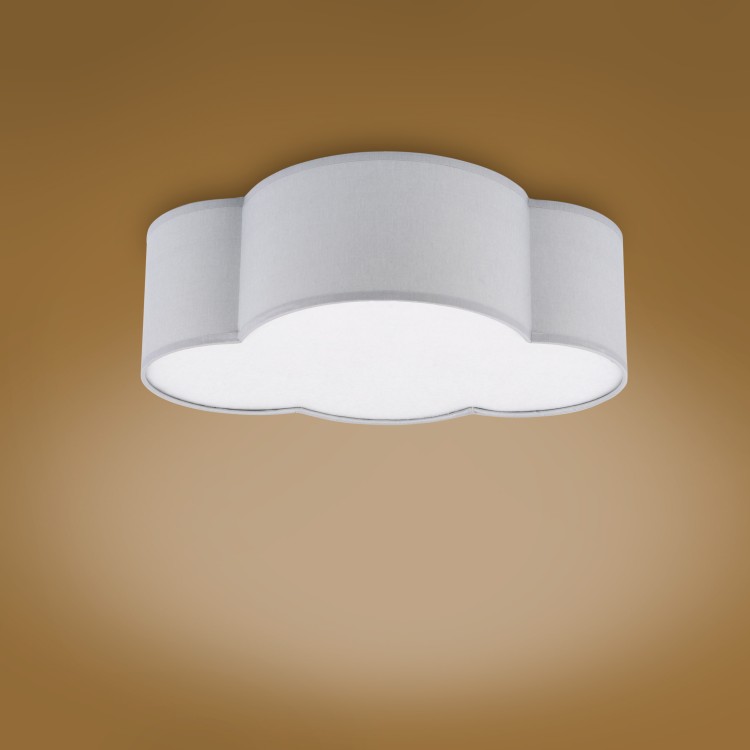 CLOUD GREY Lampa sufitowa MINI 2 3144 TK Lighting Biały Szary, Biały