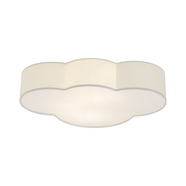 CLOUD GREY Lampa sufitowa 4 3145 TK Lighting Biały Szary, Biały