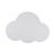 CLOUD GREY Lampa sufitowa 4 3145 TK Lighting Biały Szary, Biały