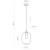 ELIO Lampa wisząca 1 PŁ RÓŻOWA 3181 TK Lighting Czarny Różowy