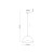 FARO WHITE Lampa wisząca 1 340 3192 TK Lighting Biały Biały