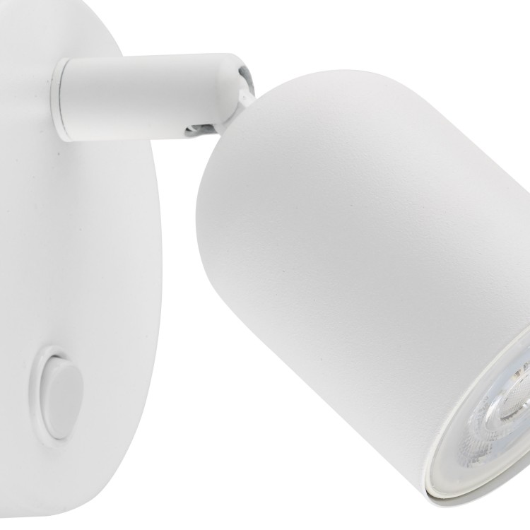 TOP WHITE Kinkiet 1 4411 TK Lighting Biały Biały