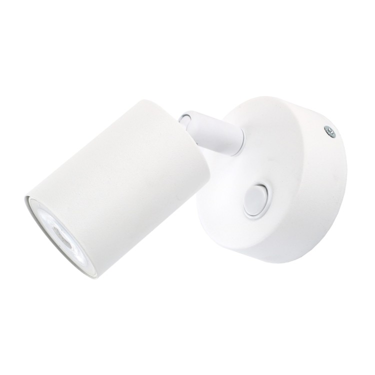 TOP WHITE Kinkiet 1 4411 TK Lighting Biały Biały