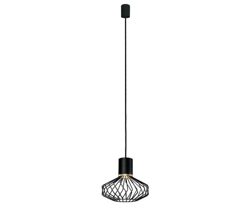 Lampa sufitowa wisząca Industrialna Loft PICO I BLACK/BRASS 8862 NOWODVORSKI Lighting GU10 oświetleniowa żyrandol nowoczesny metal do Kuchni Jadalni nad stół blat wyspę czarny złoty czarna pojedynczy pojedyncza zwis Inspiracje Premium