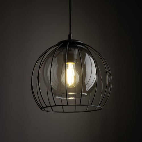UNIVERSO BLACK 260 Lampa wisząca 1 3154 TK Lighting Czarny Grafitowy, Czarny
