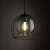 UNIVERSO BLACK 260 Lampa wisząca 1 3154 TK Lighting Czarny Grafitowy, Czarny
