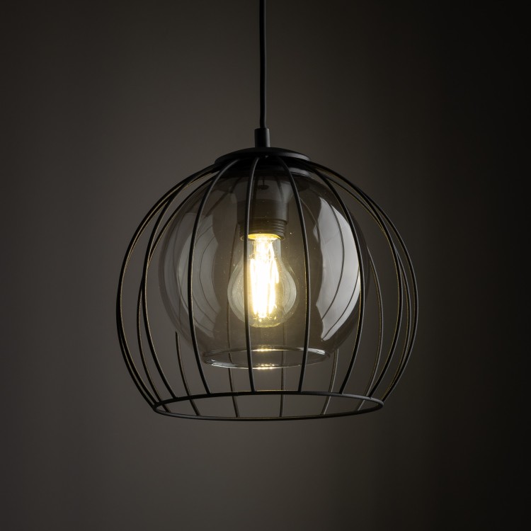 UNIVERSO BLACK 260 Lampa wisząca 1 3154 TK Lighting Czarny Grafitowy, Czarny