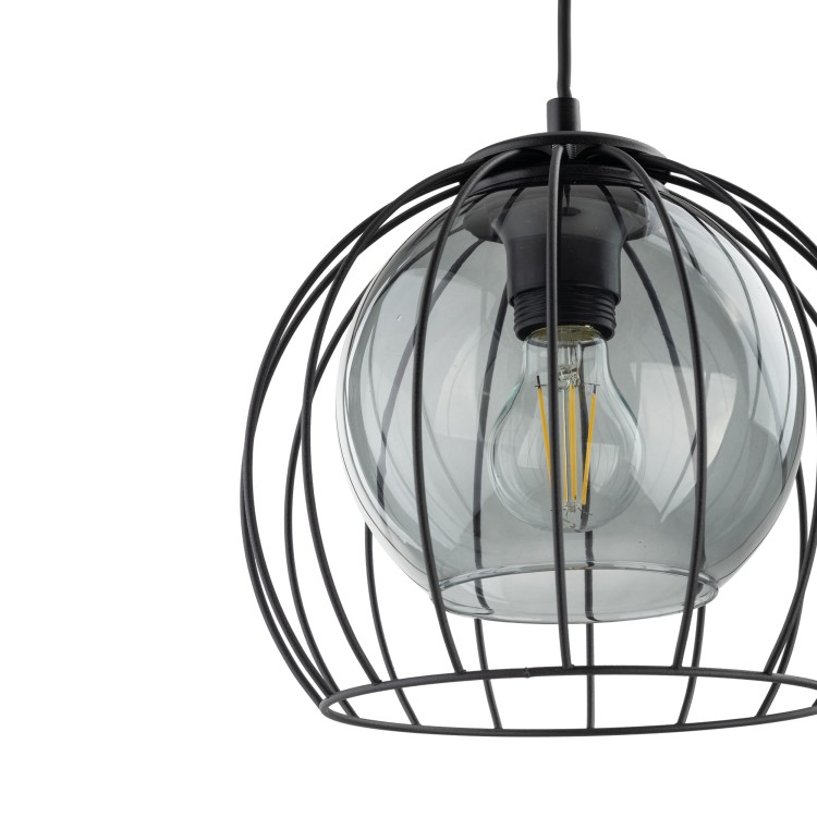 UNIVERSO BLACK 260 Lampa wisząca 1 3154 TK Lighting Czarny Grafitowy, Czarny