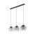 UNIVERSO BLACK Lampa wisząca 3 PŁ 4483 TK Lighting Czarny Grafitowy, Czarny