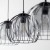 UNIVERSO BLACK Lampa wisząca 3 PŁ 4483 TK Lighting Czarny Grafitowy, Czarny