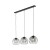 UNIVERSO BLACK Lampa wisząca 3 PŁ 4483 TK Lighting Czarny Grafitowy, Czarny