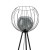 UNIVERSO Lampa podłogowa 1 5057 TK Lighting Czarny Grafitowy, Czarny