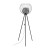 UNIVERSO Lampa podłogowa 1 5057 TK Lighting Czarny Grafitowy, Czarny
