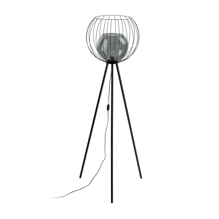 UNIVERSO Lampa podłogowa 1 5057 TK Lighting Czarny Grafitowy, Czarny