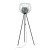 UNIVERSO Lampa podłogowa 1 5057 TK Lighting Czarny Grafitowy, Czarny