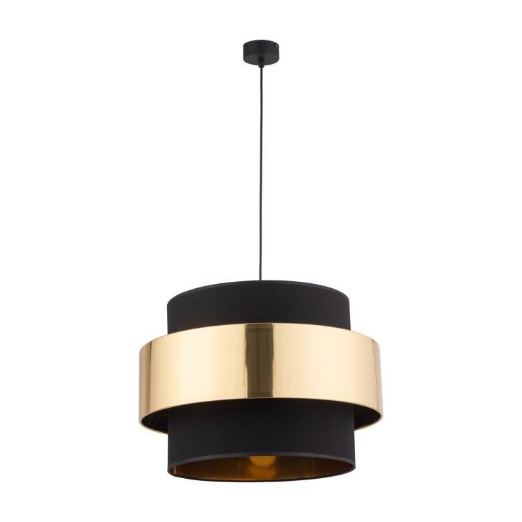CALISTO Lampa wisząca 1 PŁ 4376 TK Lighting Czarny Złoty, Czarny