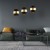 CALISTO Lampa wisząca 3 PŁ 4378 TK Lighting Czarny Złoty, Czarny
