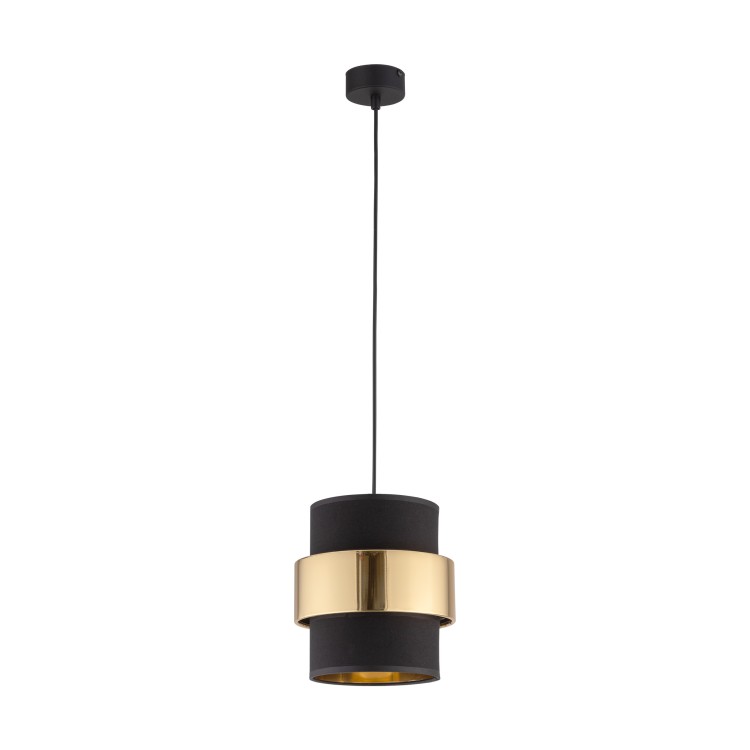 CALISTO Lampa wisząca 1 PŁ 4377 TK Lighting Czarny Złoty, Czarny