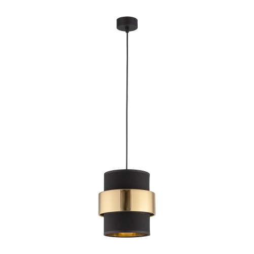 CALISTO Lampa wisząca 1 PŁ 4377 TK Lighting Czarny Złoty, Czarny