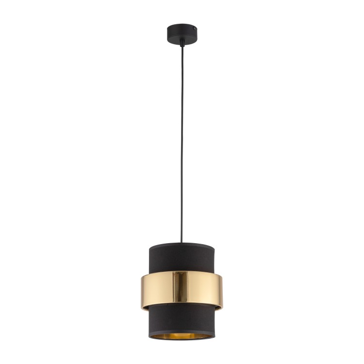CALISTO Lampa wisząca 1 PŁ 4377 TK Lighting Czarny Złoty, Czarny