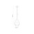 CALISTO Lampa wisząca 1 PŁ 4377 TK Lighting Czarny Złoty, Czarny