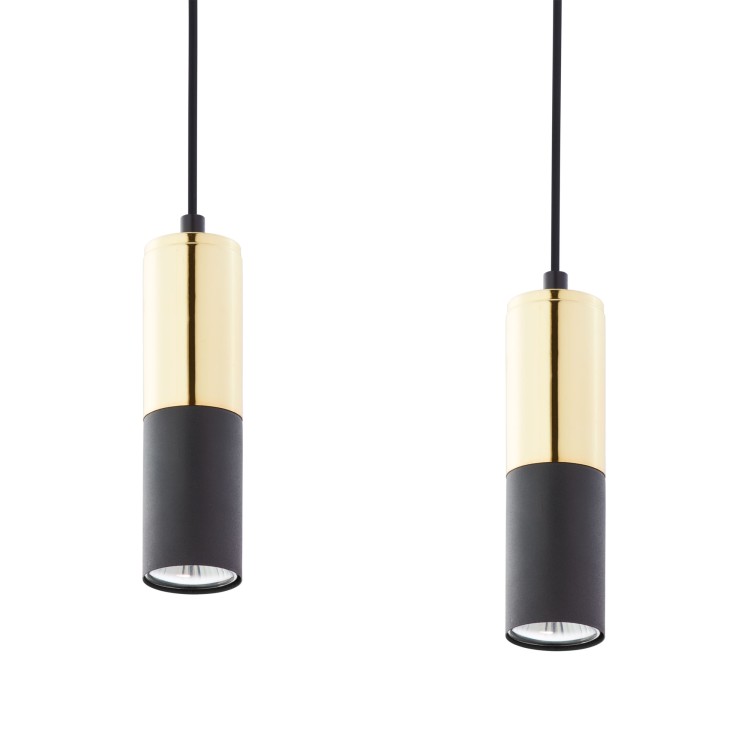 ELIT BLACK Lampa wisząca 4 PŁ 4367 TK Lighting Złoty, Czarny