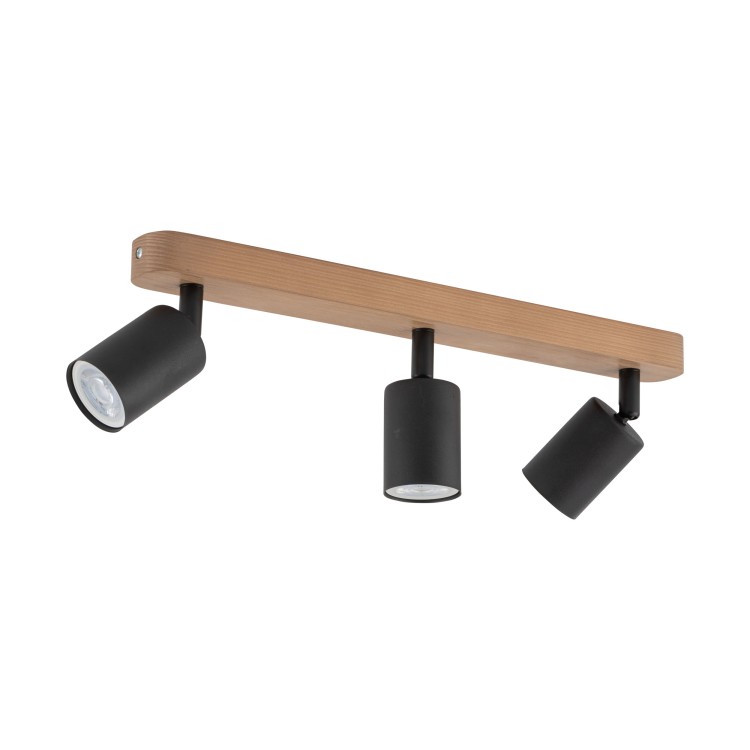 TOP WOOD BLACK 3 3292 TK Lighting Sosna, Czarny