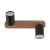 TOP WOOD BLACK 2 3291 TK Lighting Sosna, Czarny