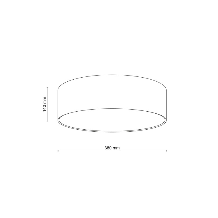 RONDO KIDS PINK Lampa sufitowa 4 PŁ 3228 TK Lighting Biały Różowy, Biały