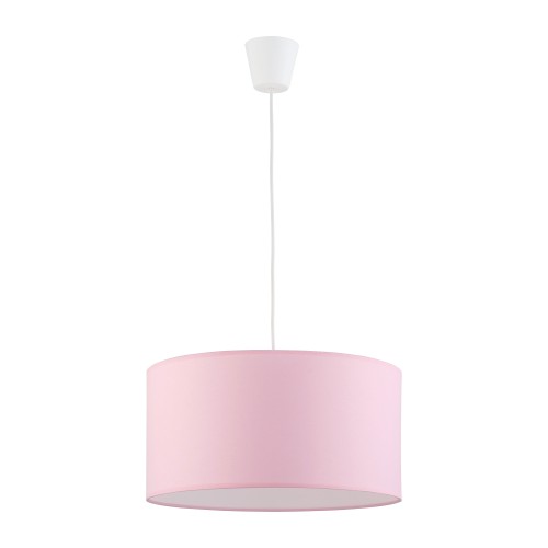 RONDO KIDS PINK Lampa wisząca 1 PŁ 3231 TK Lighting Biały Różowy