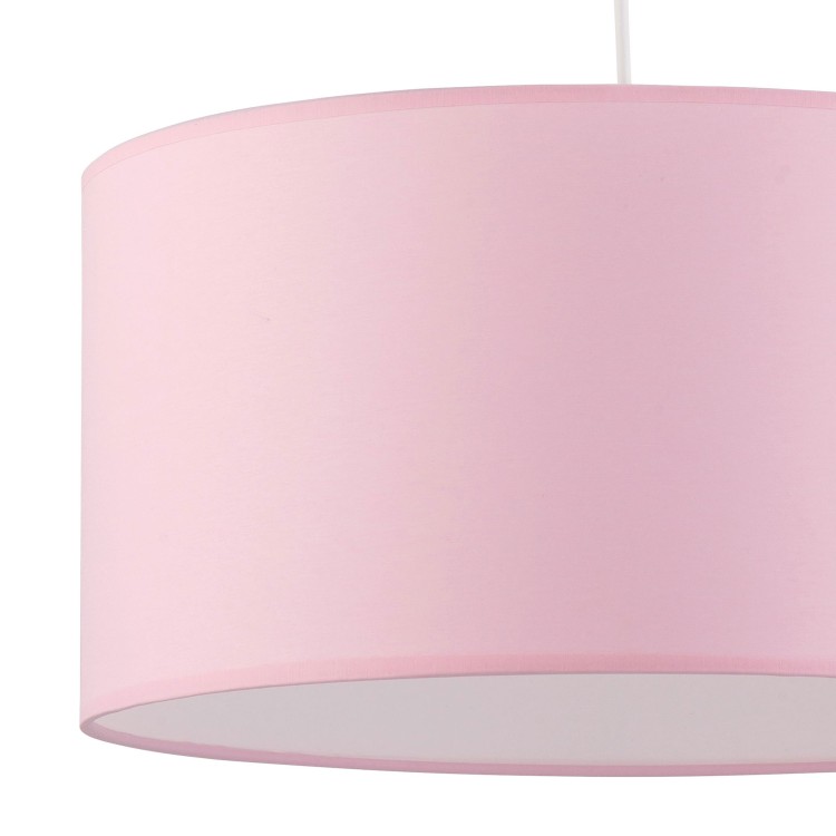RONDO KIDS PINK Lampa wisząca 1 PŁ 3231 TK Lighting Biały Różowy