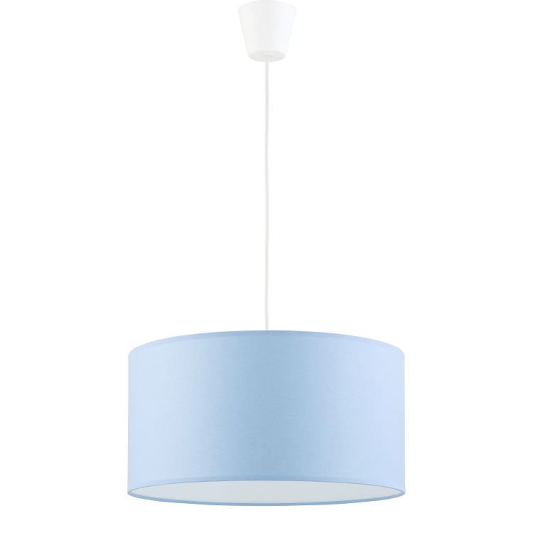 RONDO KIDS BLUE Lampa wisząca 1 PŁ 3232 TK Lighting Biały Niebieski, Biały