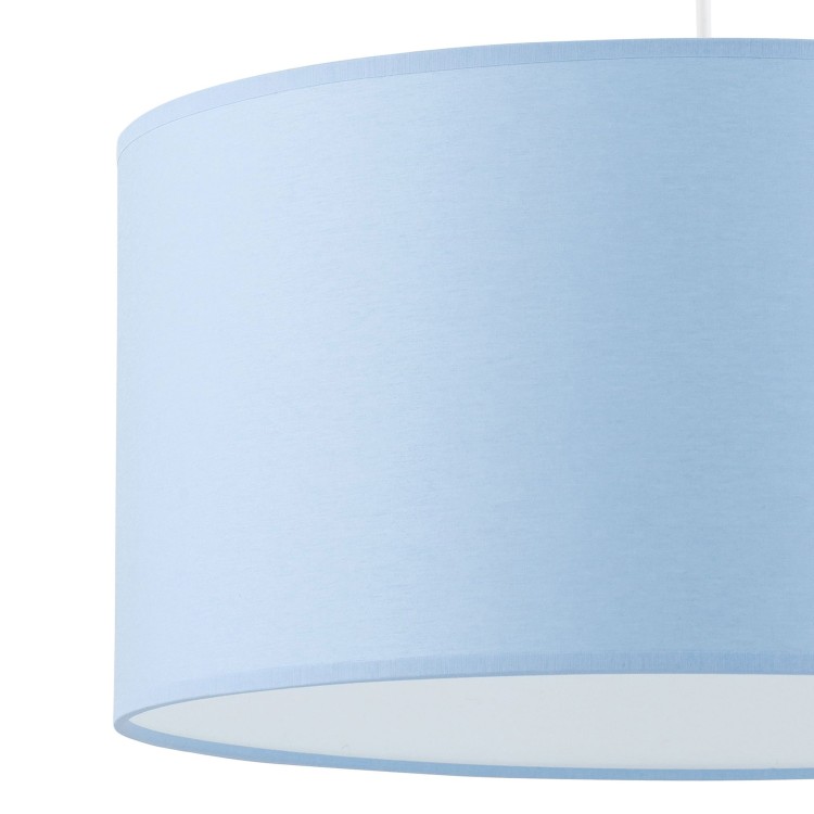 RONDO KIDS BLUE Lampa wisząca 1 PŁ 3232 TK Lighting Biały Niebieski, Biały