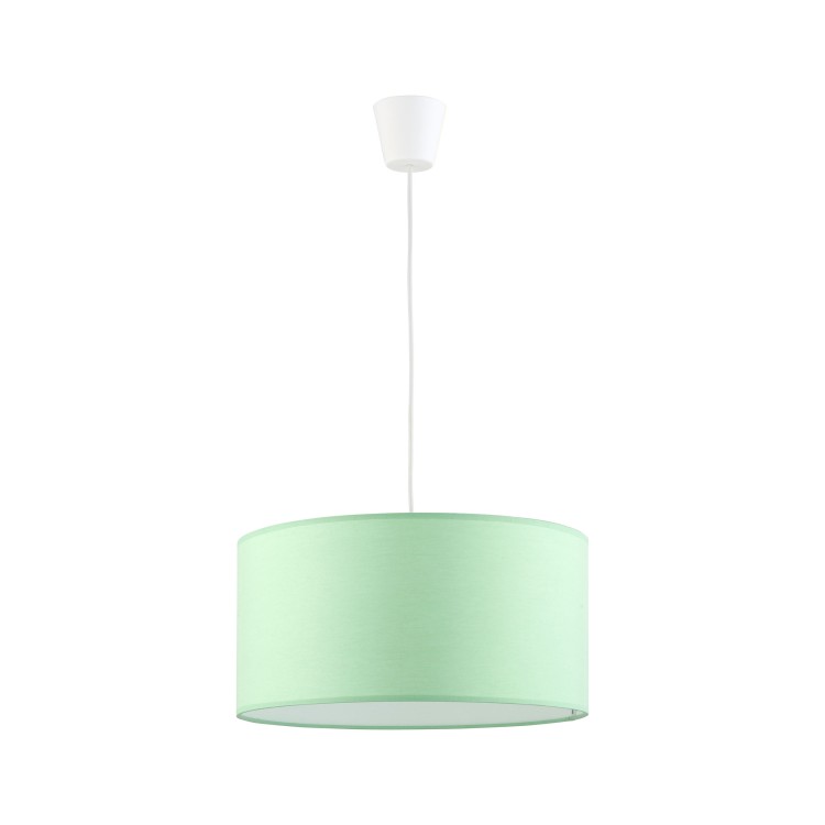 RONDO KIDS GREEN Lampa wisząca 1 PŁ 3233 TK Lighting Biały Zielony, Biały