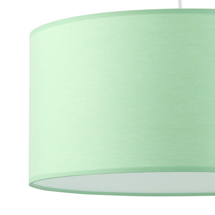 RONDO KIDS GREEN Lampa wisząca 1 PŁ 3233 TK Lighting Biały Zielony, Biały
