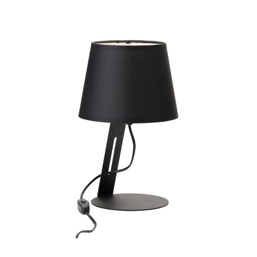 GRACJA Lampka nocna BLACK 1 PŁ 5133 TK Lighting Czarny Czarny, Biały
