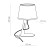 GRACJA Lampka nocna BLACK 1 PŁ 5133 TK Lighting Czarny Czarny, Biały