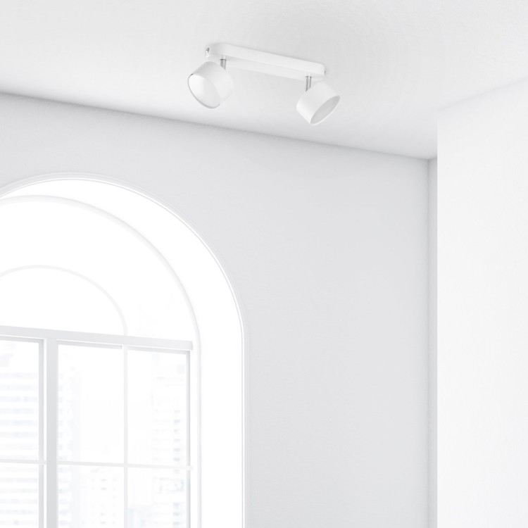 CLARK WHITE Lampa sufitowa 2 3395 TK Lighting Biały Biały