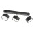 CLARK BLACK Lampa sufitowa 3 3404 TK Lighting Czarny Czarny