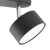 CLARK BLACK Lampa sufitowa 3 3404 TK Lighting Czarny Czarny