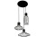 Lampa sufitowa wisząca Industrialna Loft PICO III BLACK/BRASS 8863 NOWODVORSKI Lighting 3xGU10 oświetleniowa żyrandol nowoczesny metal do Kuchni Jadalni nad stół blat wyspę czarny złoty czarna zwis Inspiracje Premium - Outlet